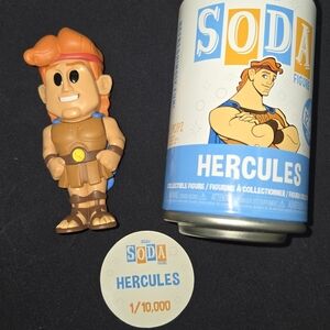 Funko SODA Hercules Vinyl Figure — Orange, Brown, Blue